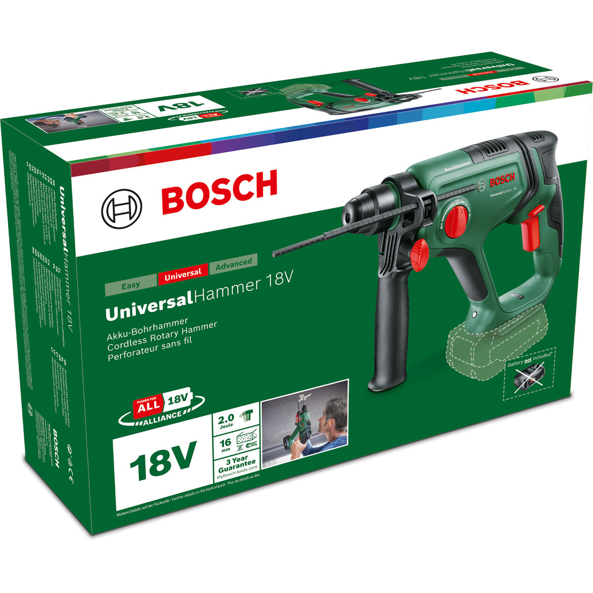 Bosch  Universal Akku-Hammer 18V ohne Akku Bild 3
