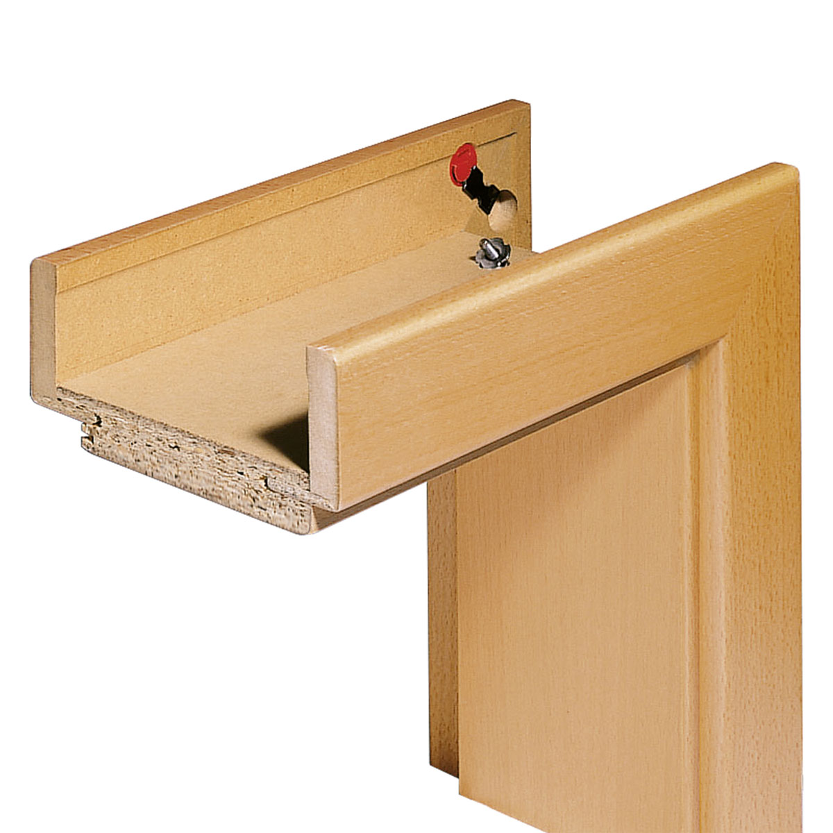 Borne Komplett-Zarge 198,5 x 86 x 33 cm CPL braun rechts