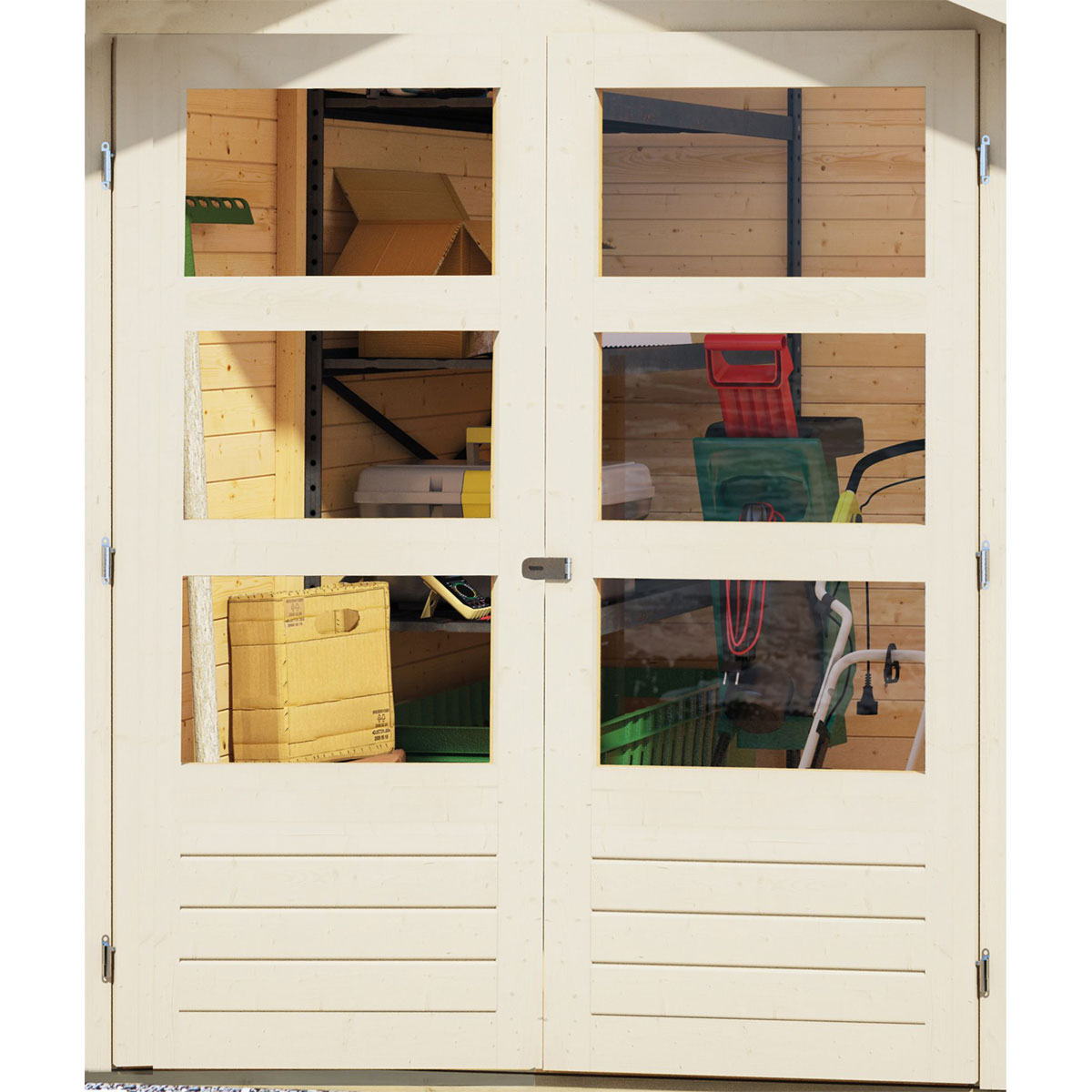 Karibu Gartenhaus Askola 4 terragrau Bild 8