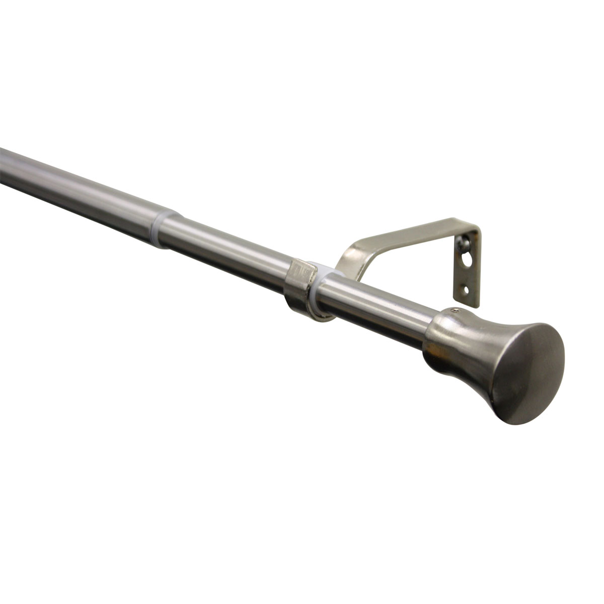 Gardinia Gardinenstange Konus Durchmesser 19/16 mm edelstahl 190-340 cm
