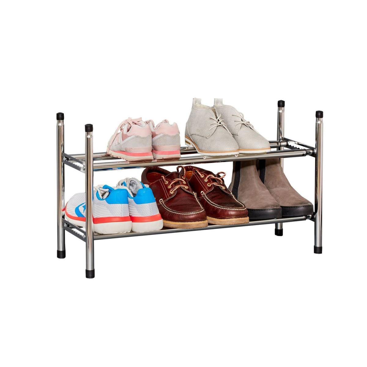 Teleskop Schuhregal ausziehbar stapelbar