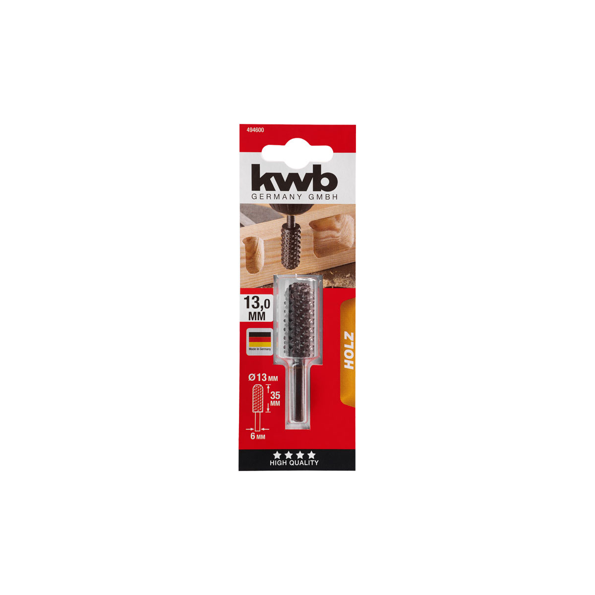 kwb  Rotationsfräser 13 x 35 mm Bild 4