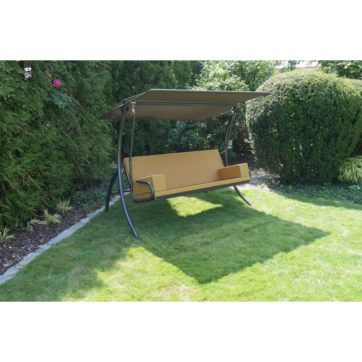 Angerer Freizeitmöbel GmbH Hollywoodschaukel „Elegance Tolar“, ocker Bild 5