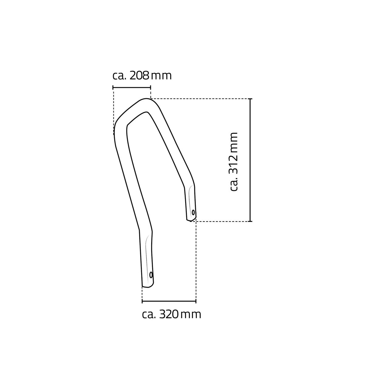 Ridder  Armlehnen für Bad-Hocker Pro chrom Bild 7