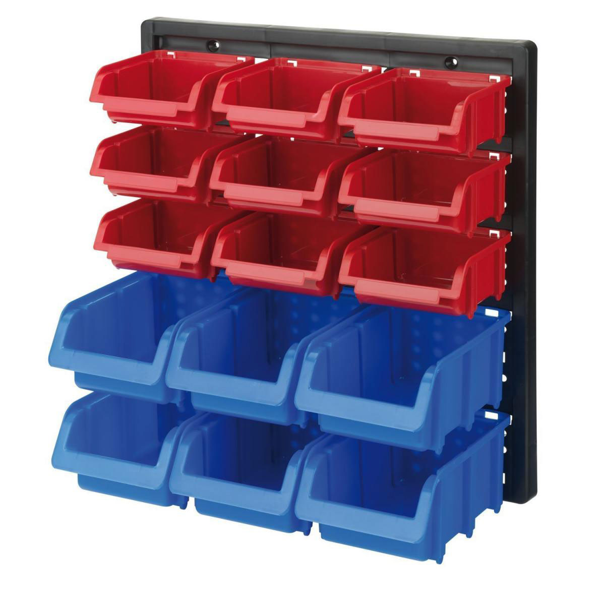 Tood Sichtlagerkasten-Set blau-rot 16-teilig Bild 2
