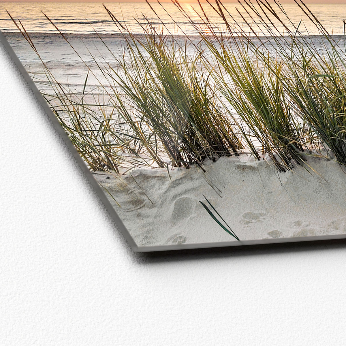Glas-Art, Lonely Dune 20x20 Glasbild