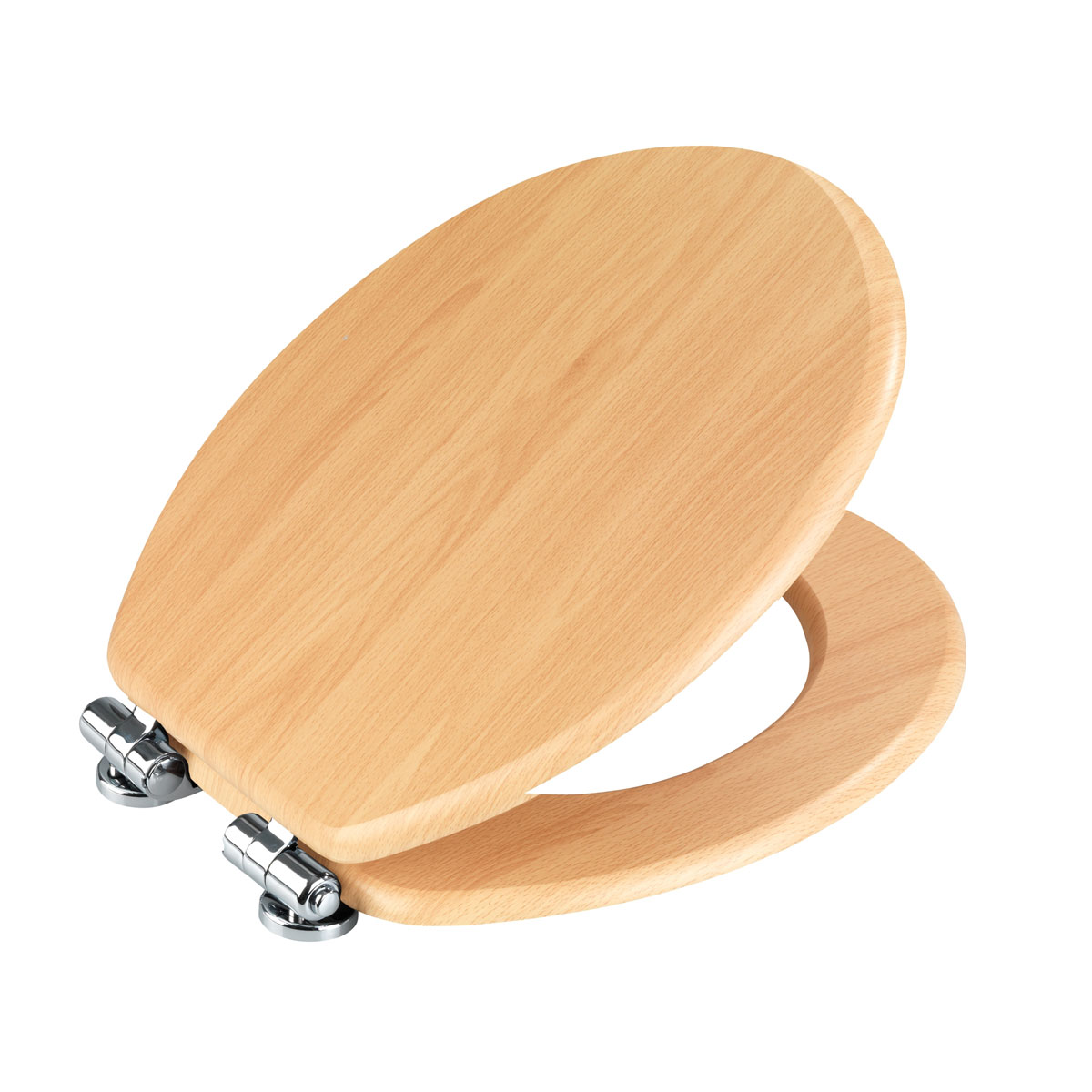 Wenko  WC-Sitz Buche Natur MDF mit Absenkautomatik Bild 3