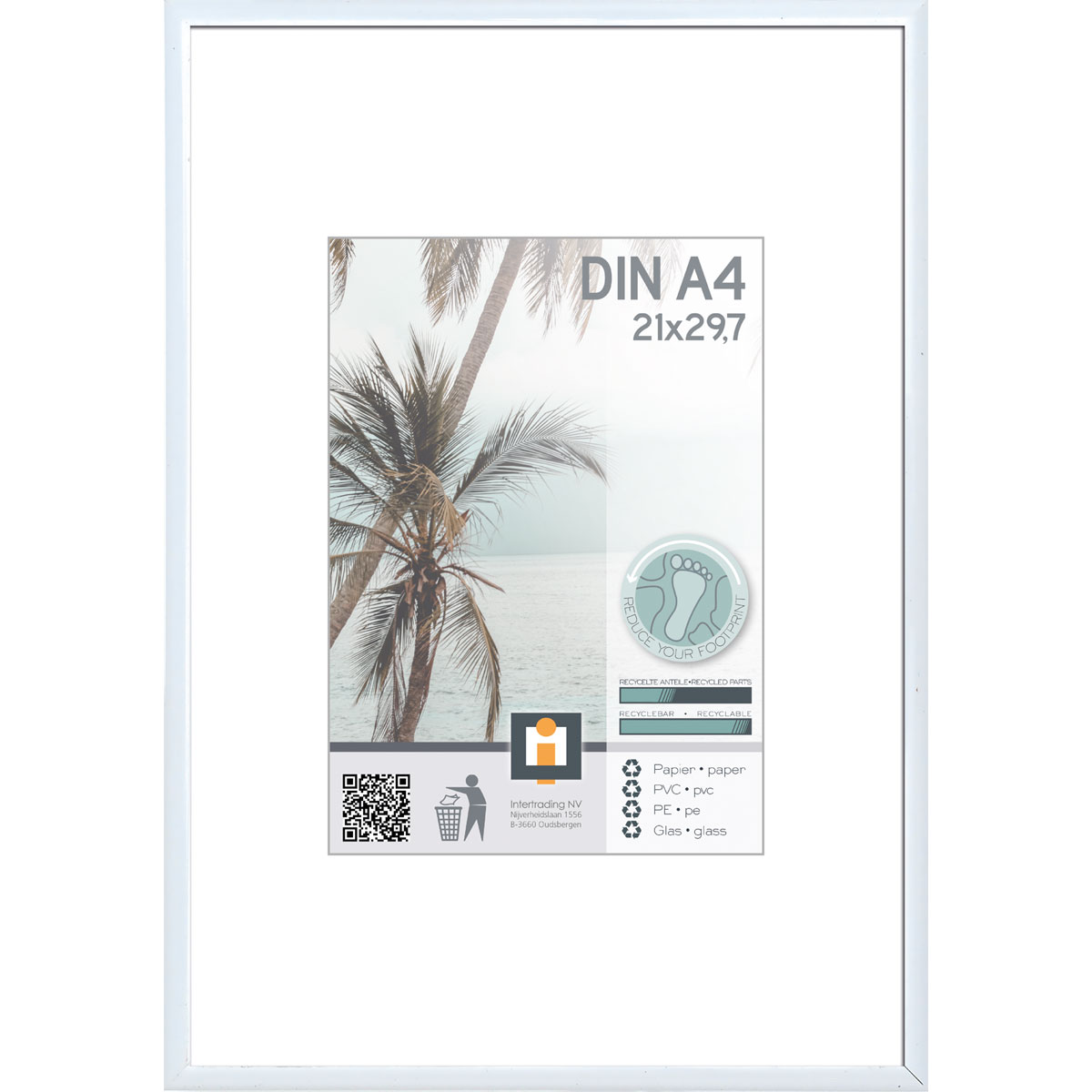 Bilderrahmen Kyoto 21x30 cm weiß