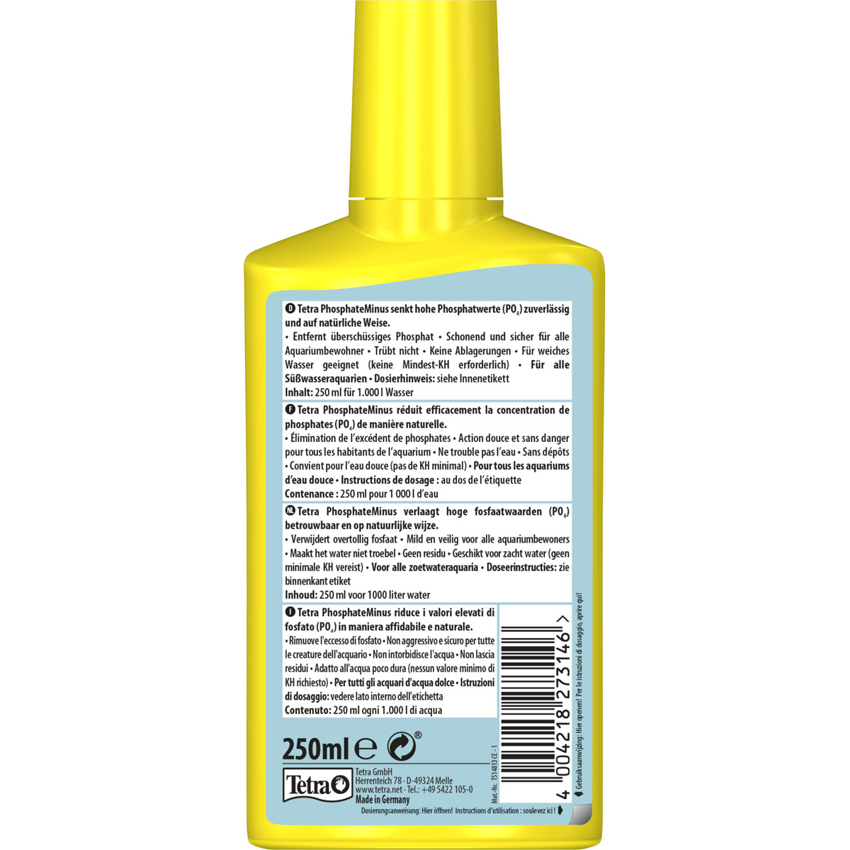Tetra Wasserpflege PhosphateMinus 250 ml Bild 2