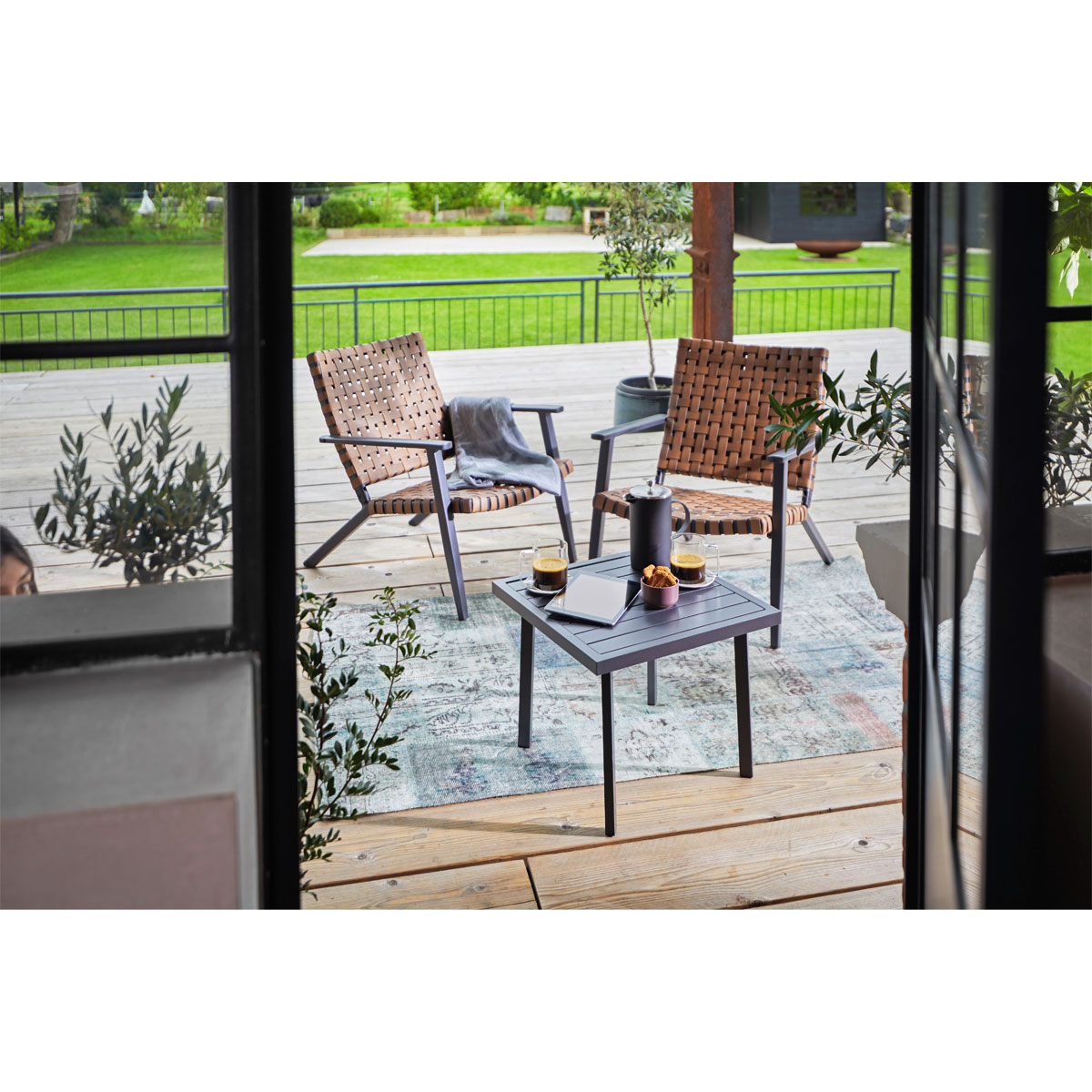 Haveson Balkon-Set Esberg Lederoptik Bild 4