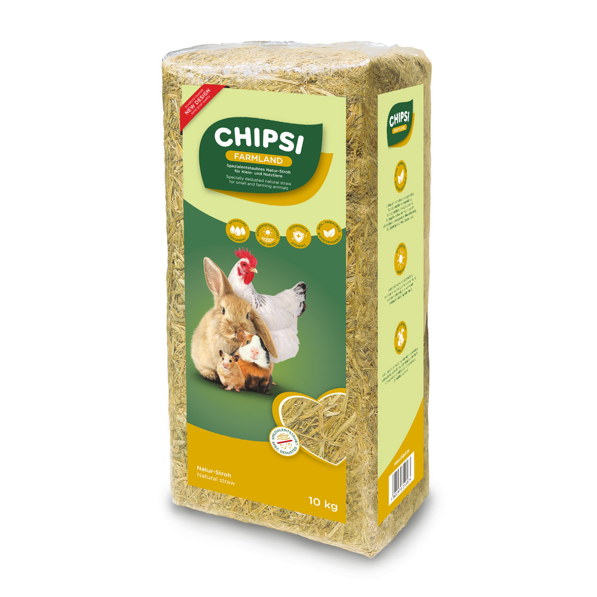 Chipsi Naturstroh Farmland 10 kg