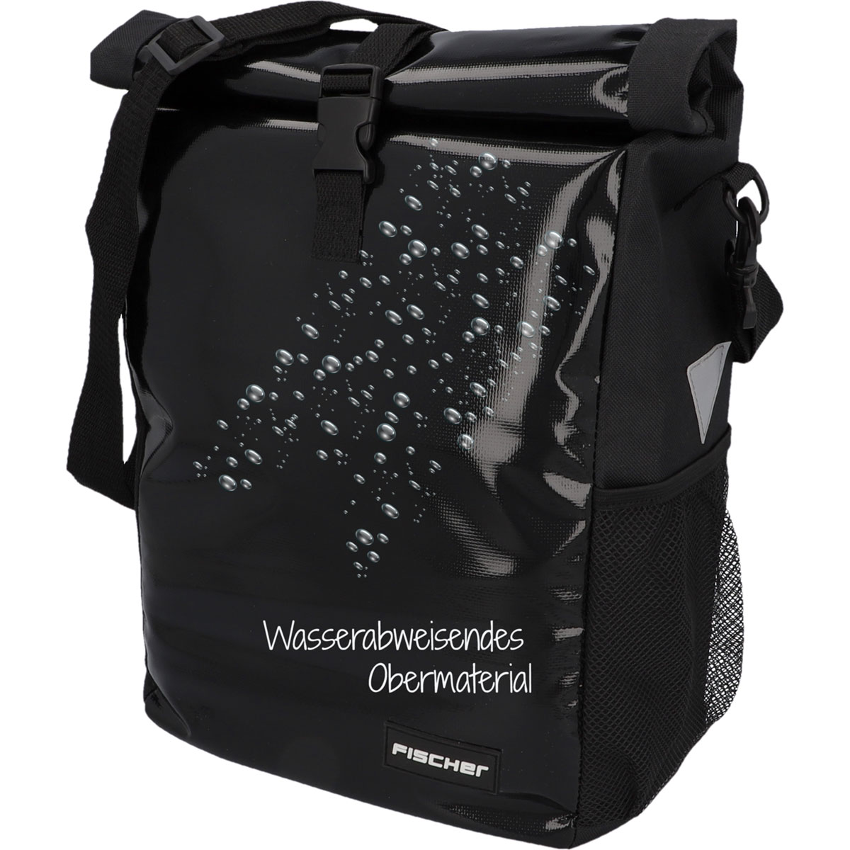 Fischer  Fahrrad Gepäckträgertasche Kurier schwarz Bild 2