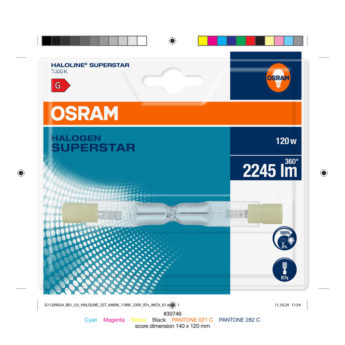 Osram Halogenleuchte Halogen Superstar 120W Bild 2