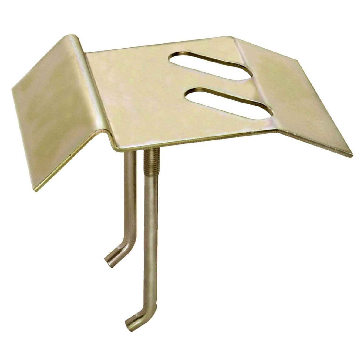 Connex Auflaufstütze mit Mauerkralle verzinkt gelb