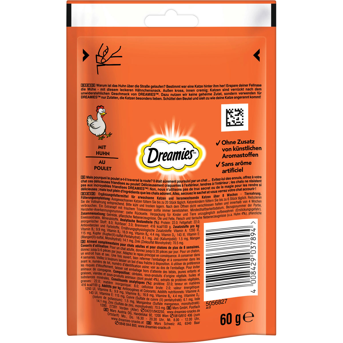 Katzensnack Dreamies mit Huhn 60 g Bild 2