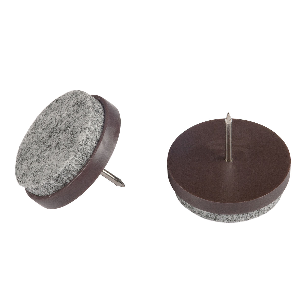 Suki Filzgleiter mit Stift Durchmesser 2,8 cm braun 4 Stück