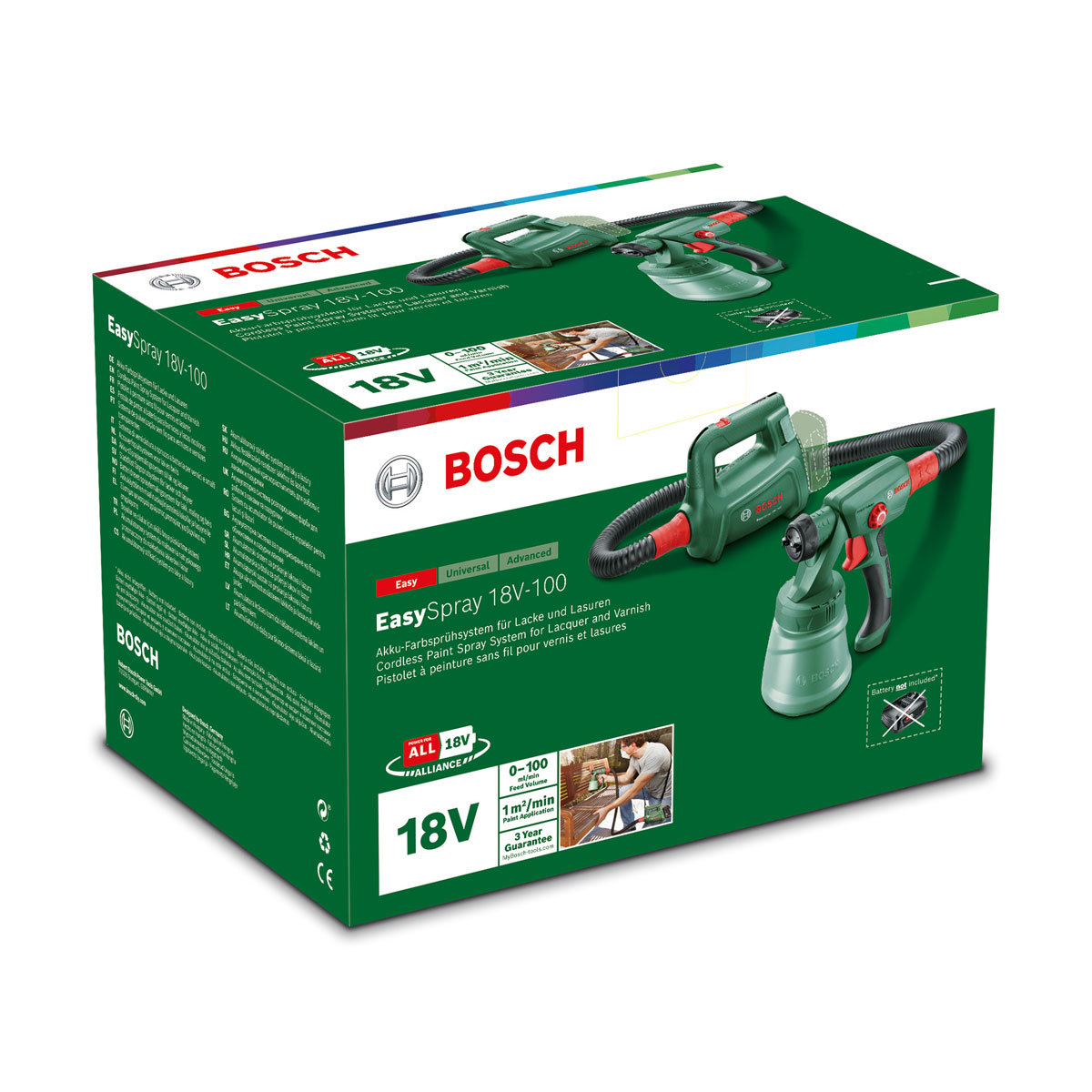 Bosch  Sprühpistole EasySpray 18V-100 Bild 2