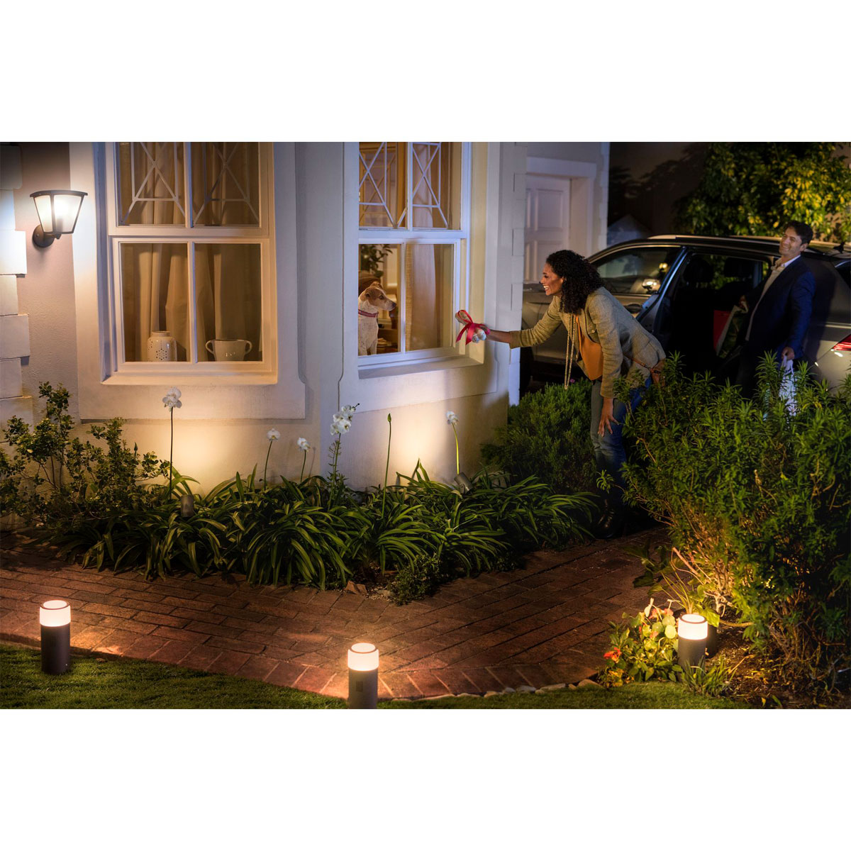 Philips Hue LED-Wegeleuchte Calla schwarz Bild 5