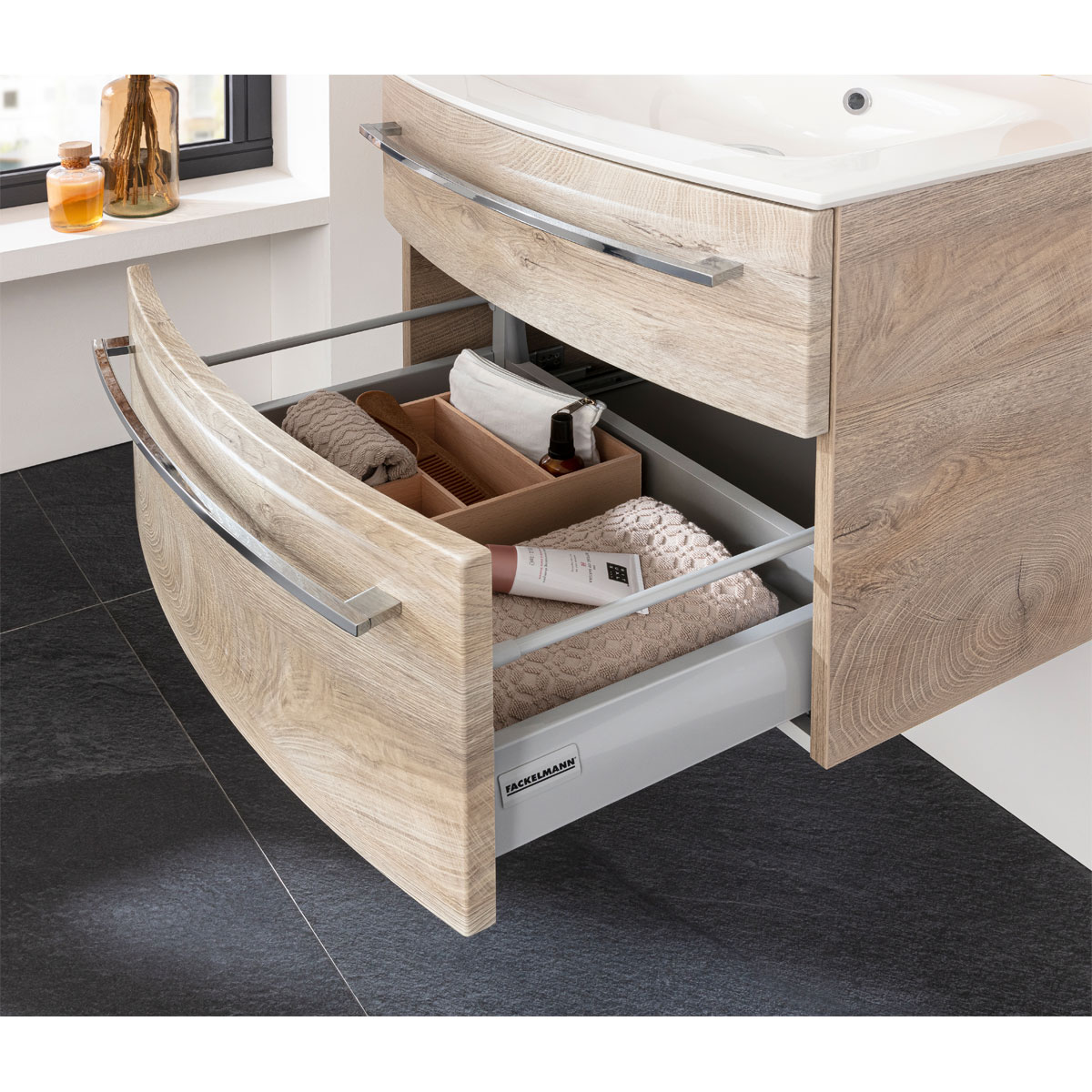 Fackelmann  Waschtisch-Set B.Style 632 x 543 x 460 mm Nature Oak Bild 8
