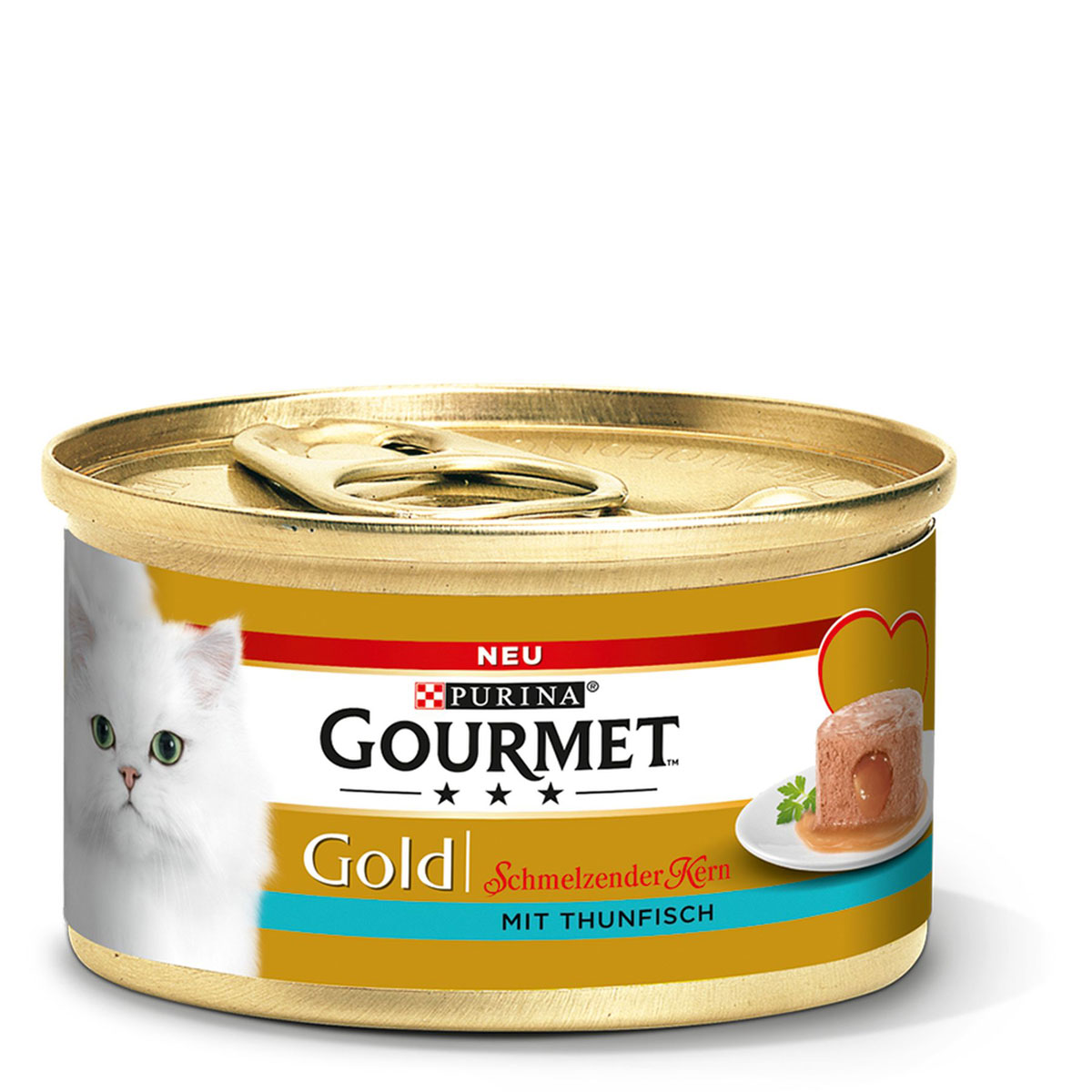 Gourmet Dose Gold Schmelzender Kern mit Thunfisch 85g