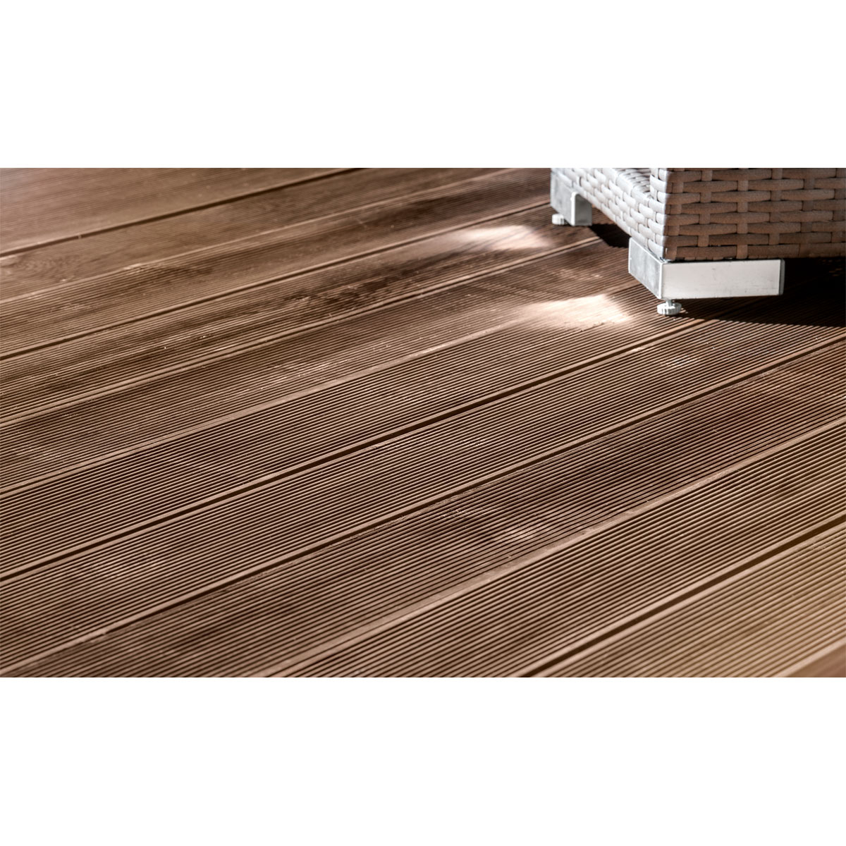 Rettenmeier Terrassendiele Kiefer/Teak 200 x 12 x 2,1 cm Bild 4