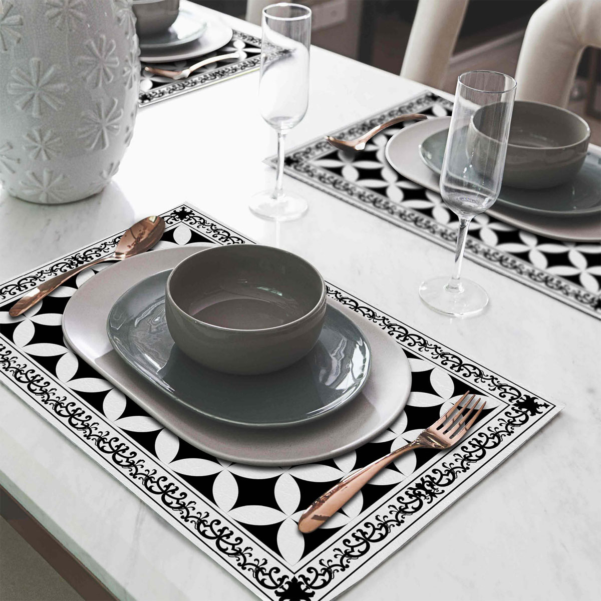 MySpotti Tischset Chadi 4er-Set rechteckig