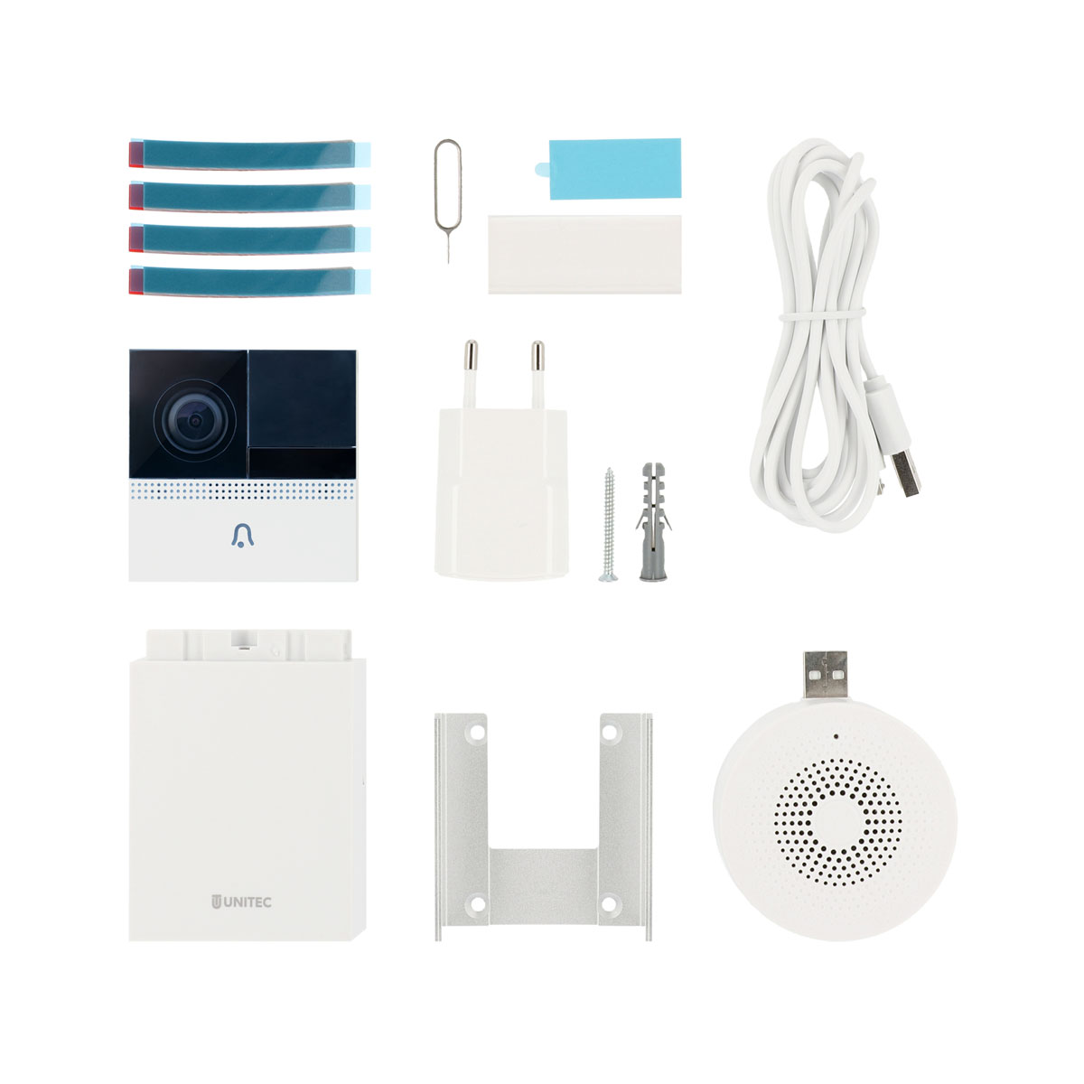 Unitec  WIFI Türkamera Smart inkl. Funkgong Bild 7