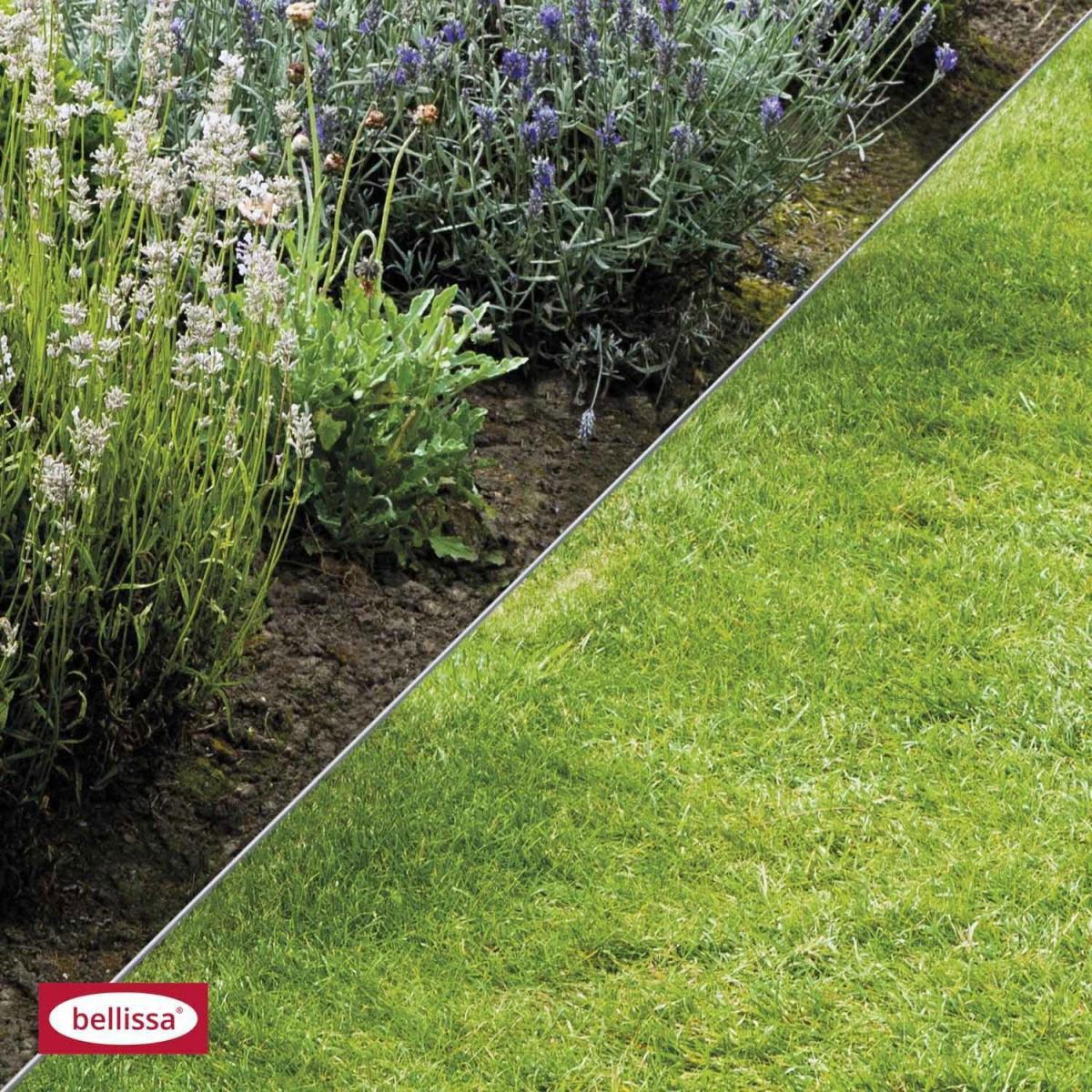 Rasenkante Metall 2er-Set Basic 1000 x 0,5 x 100 cm Bild 3