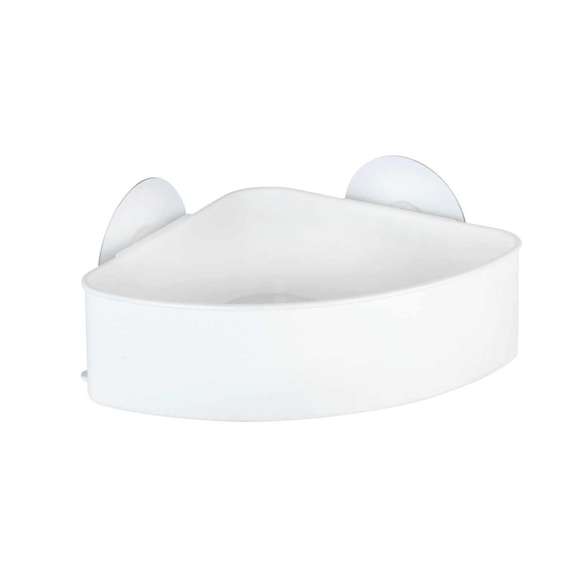 Wenko Static-Loc Eckablage Osimo weiß