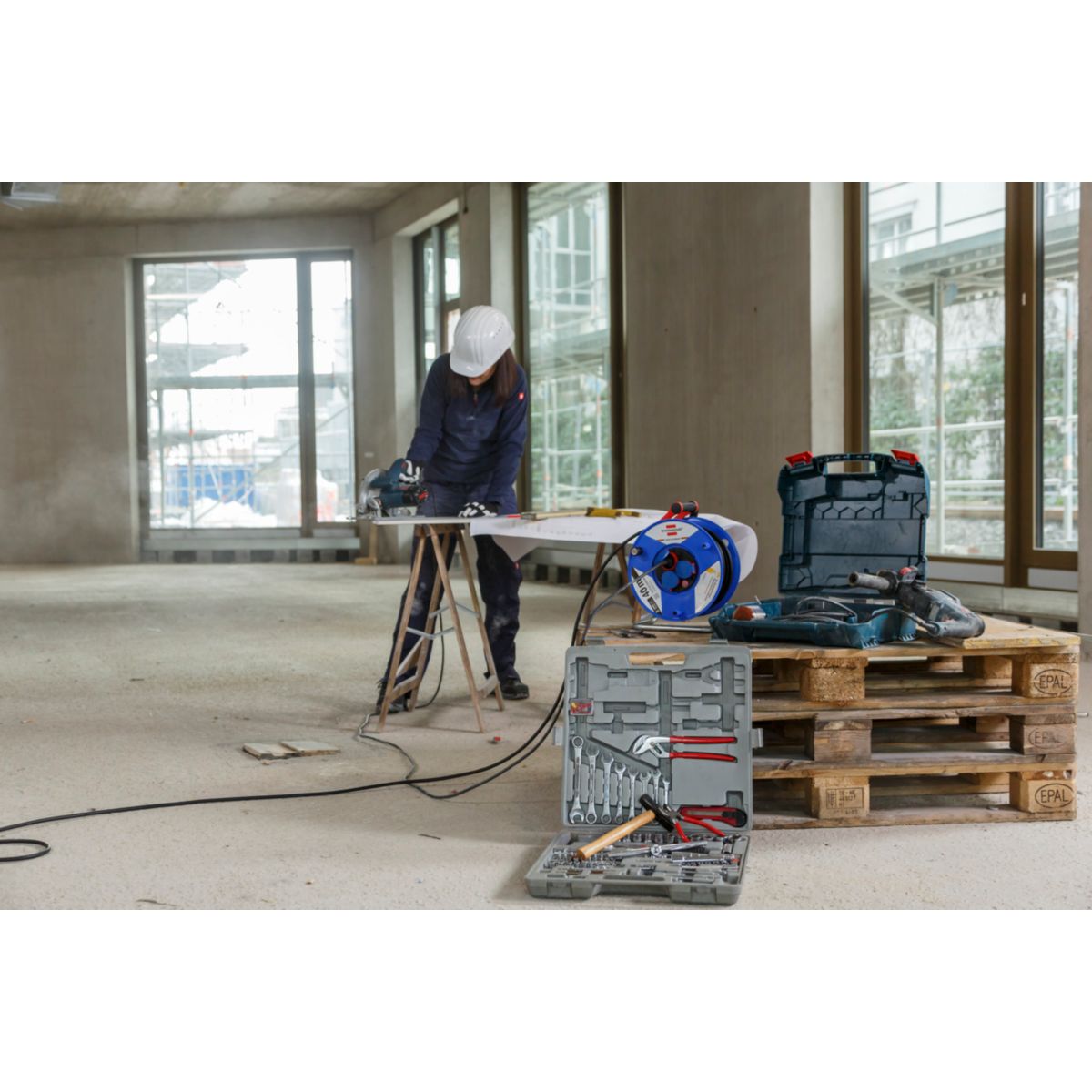 Brennenstuhl Garant IP44 Kabeltrommel 44m Bild 7