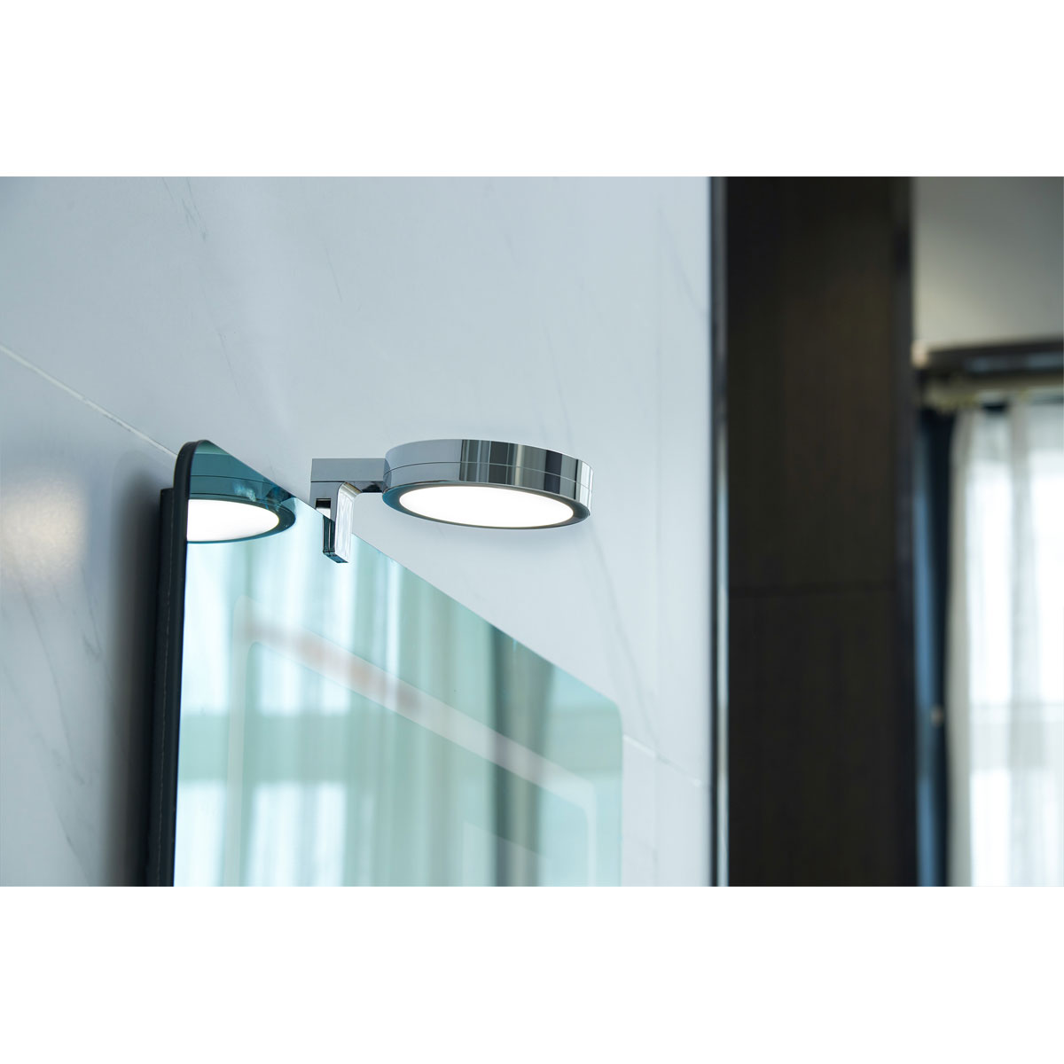 Lightme Badleuchte Aqua IP 44 Chrom Bild 2