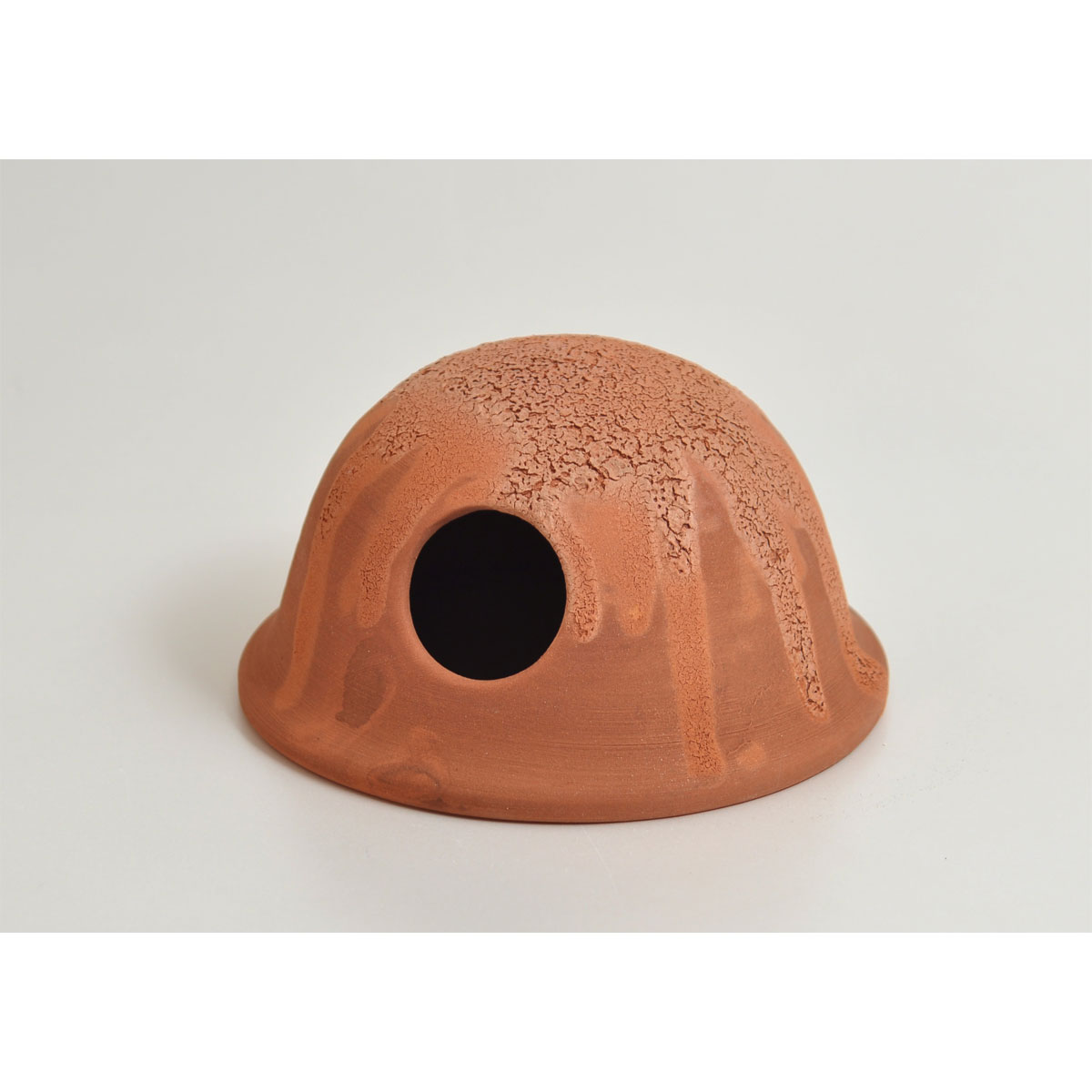 Kokosnusshöhle ohne Boden braun