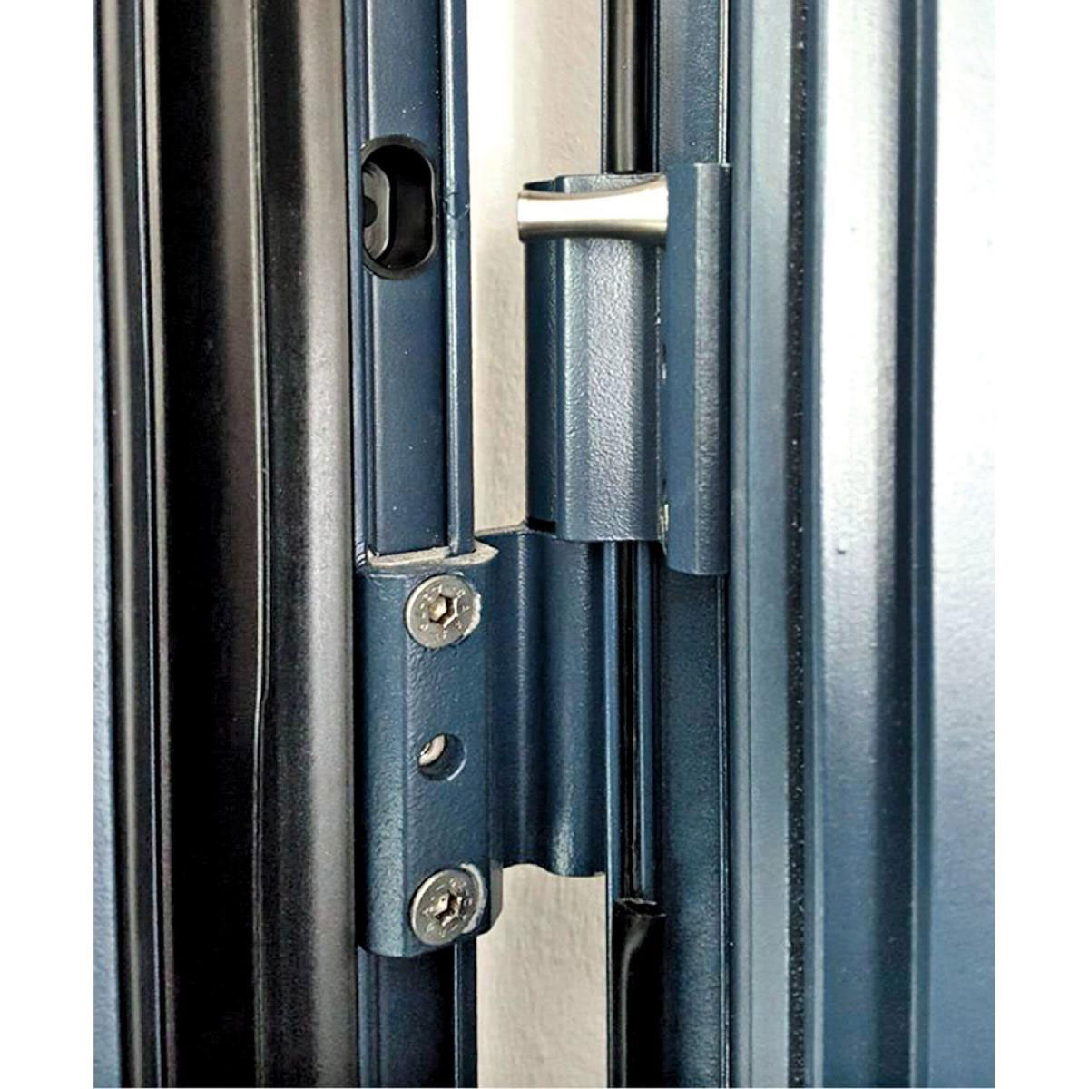 Aluminium-Sicherheitshaustür Rom Superior 60 mm anthrazit 100 x 210 cm Anschlag rechts inkl Griffset Bild 5