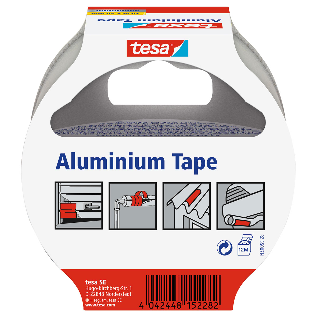 Tesa Aluminium tape 10m x 50 mm Bild 3