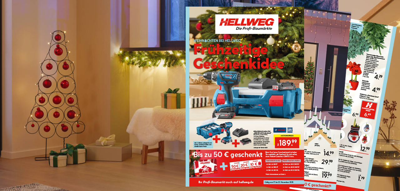 Beilage: Frühzeitige Geschenkidee und bis zu 50 Euro geschenkt