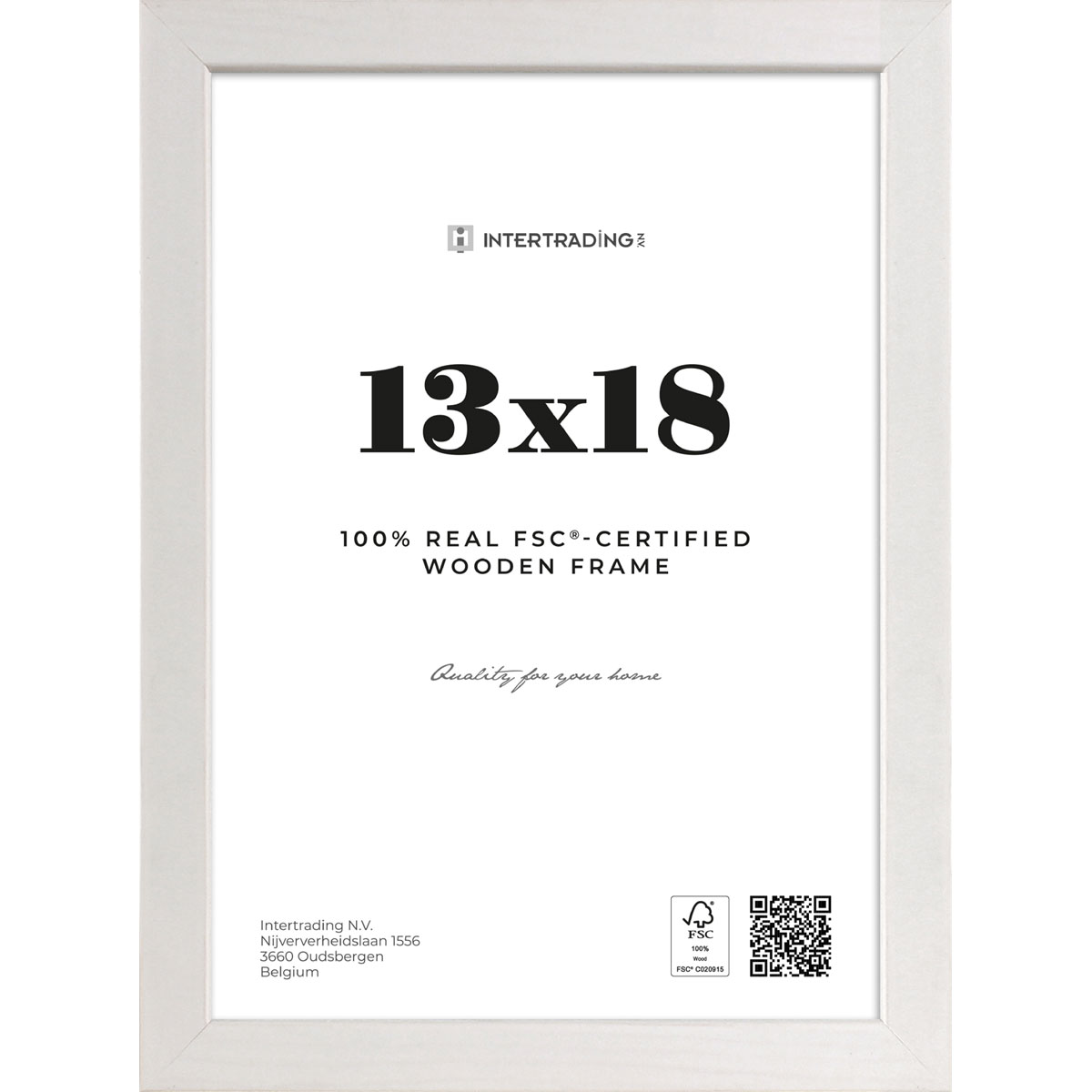 Bilderrahmen Riga 13x18 cm weiß