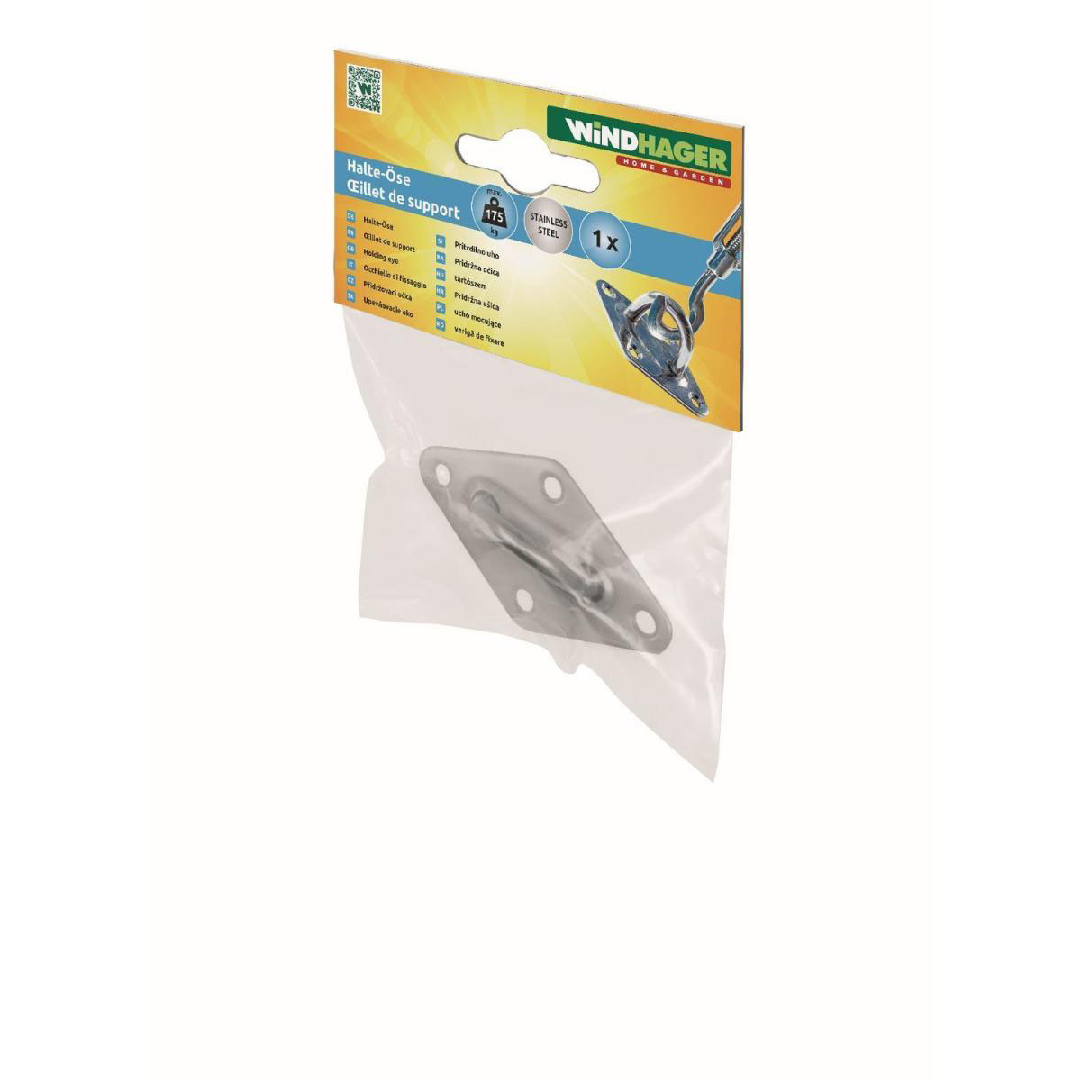 Halte-Öse Edelstahl rostfrei