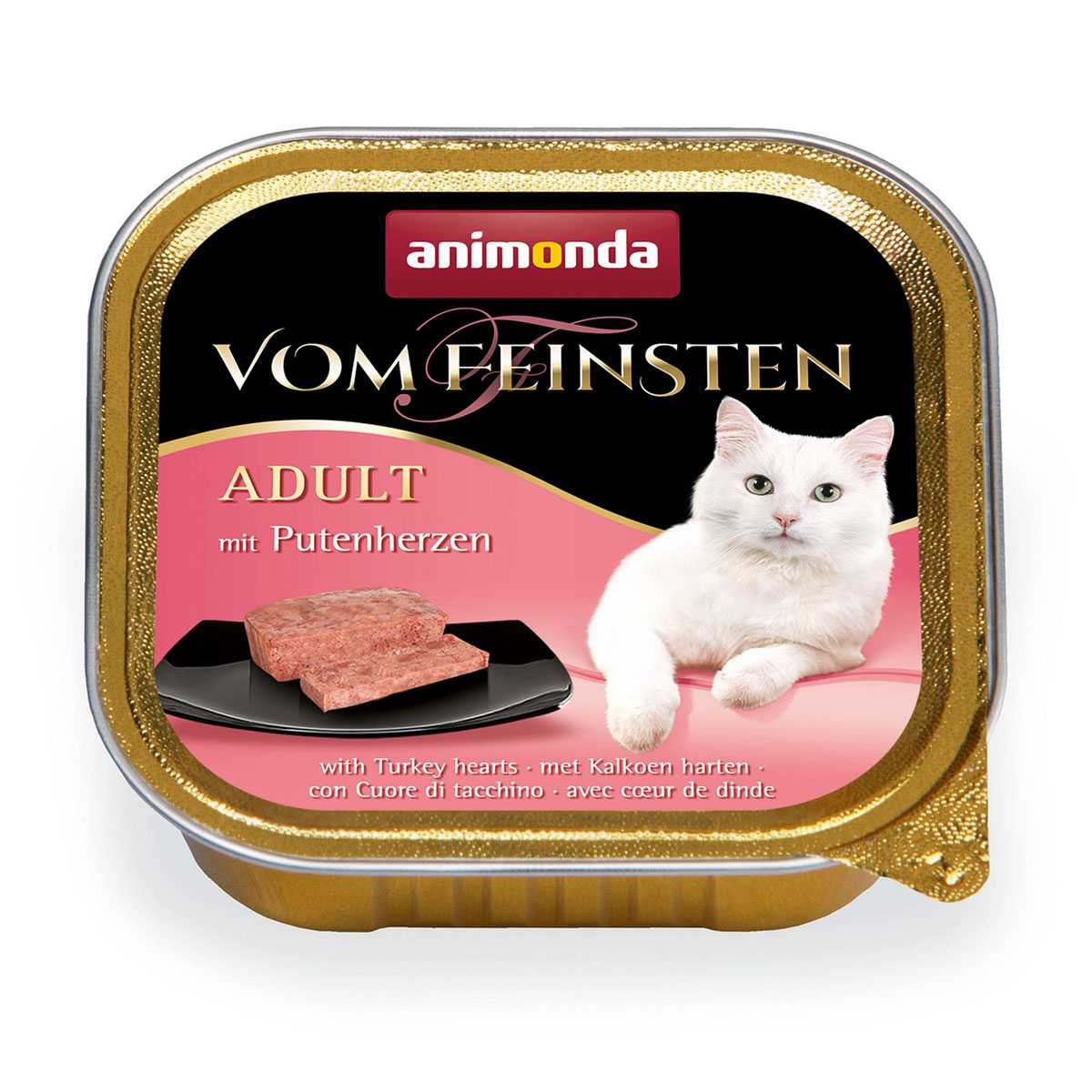 animonda Vom Feinsten  Cat Adult mit Putenherzen 100g