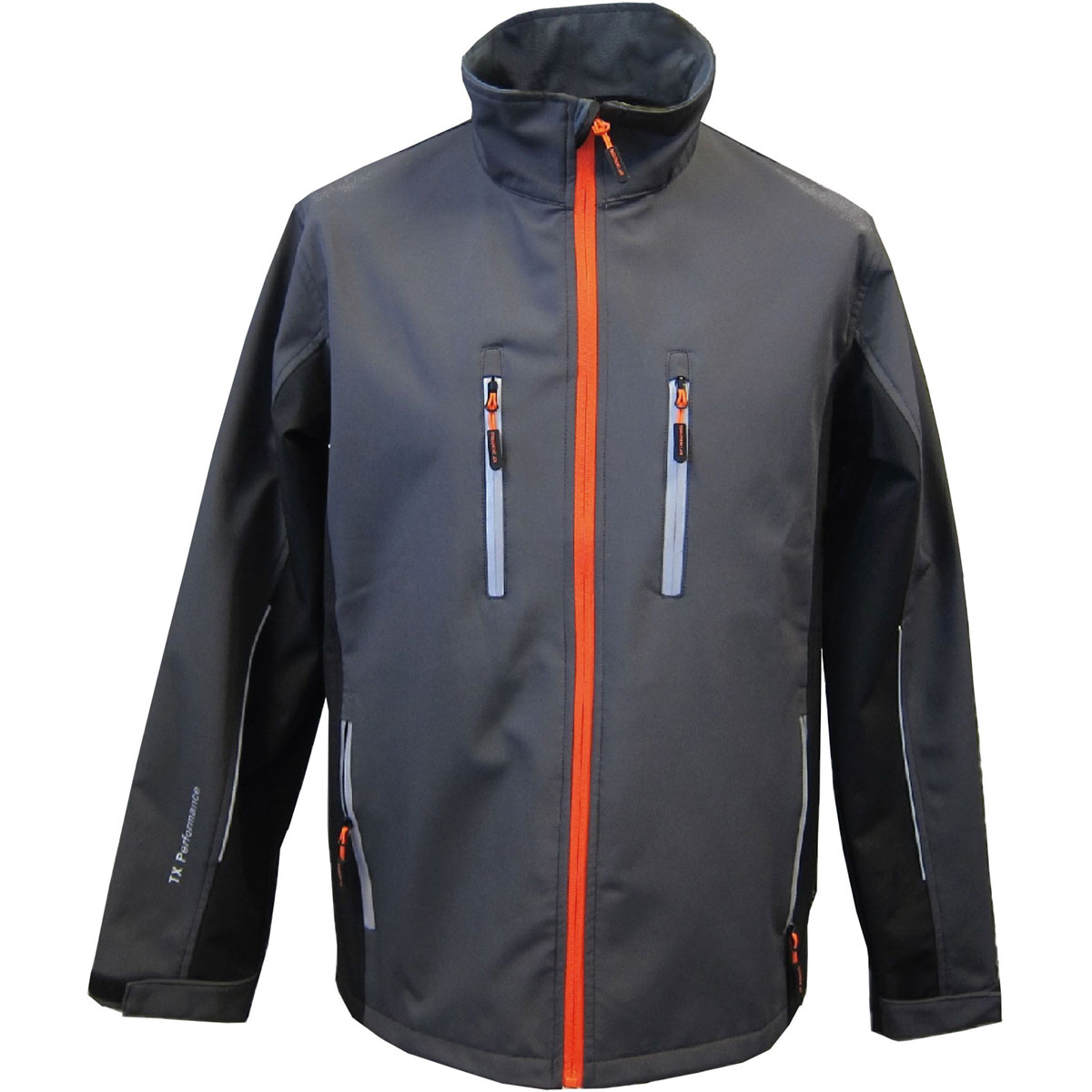 Terratrend Softshell Jacke dunkelgrau-schwarz Größe XXL
