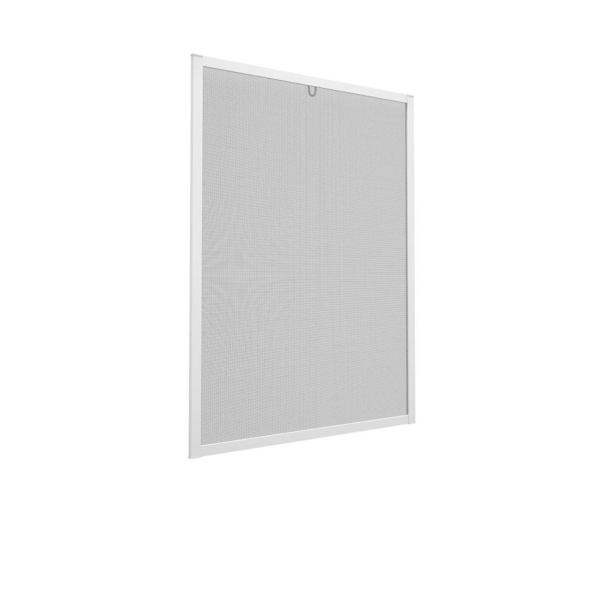 Alu-Fliegengitter Fenster „proLine“, 100x120 cm, braun