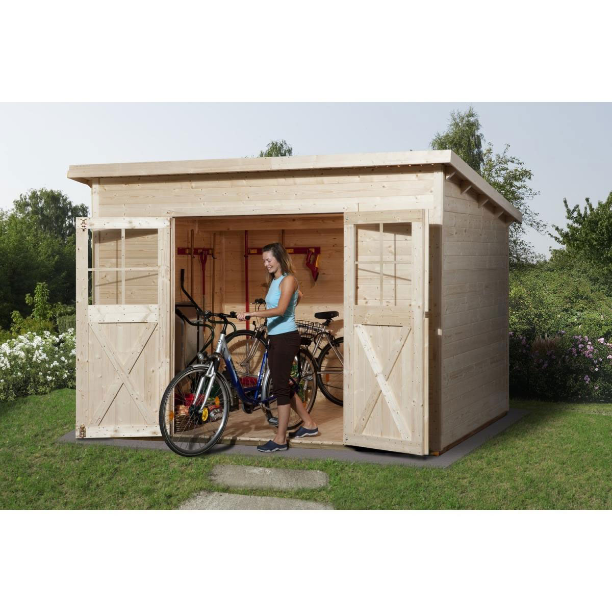 Weka Gartenhaus 325 323 x 293 x 223 cm