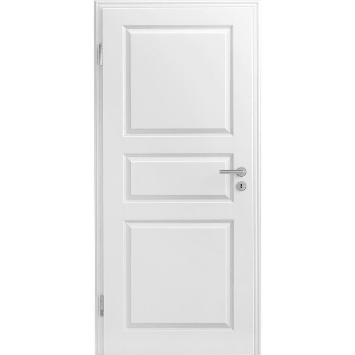 Zimmertür „Castell“ Weißlack 98,5x198,5 cm, DIN links