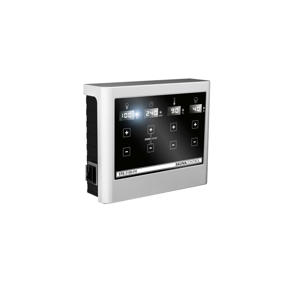 Karibu Saunahaus Bosse 1 38 mm 9 kW Bio Ofen externe Strg moderne Tür Bild 5