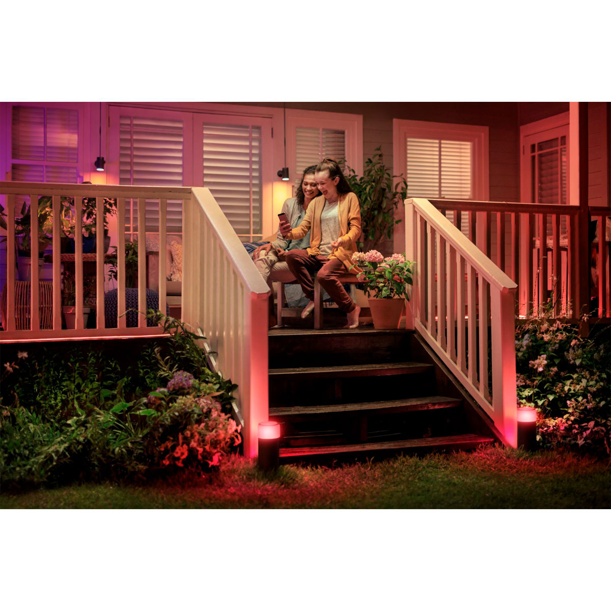 Philips Hue LED-Wegeleuchte Calla schwarz Bild 9