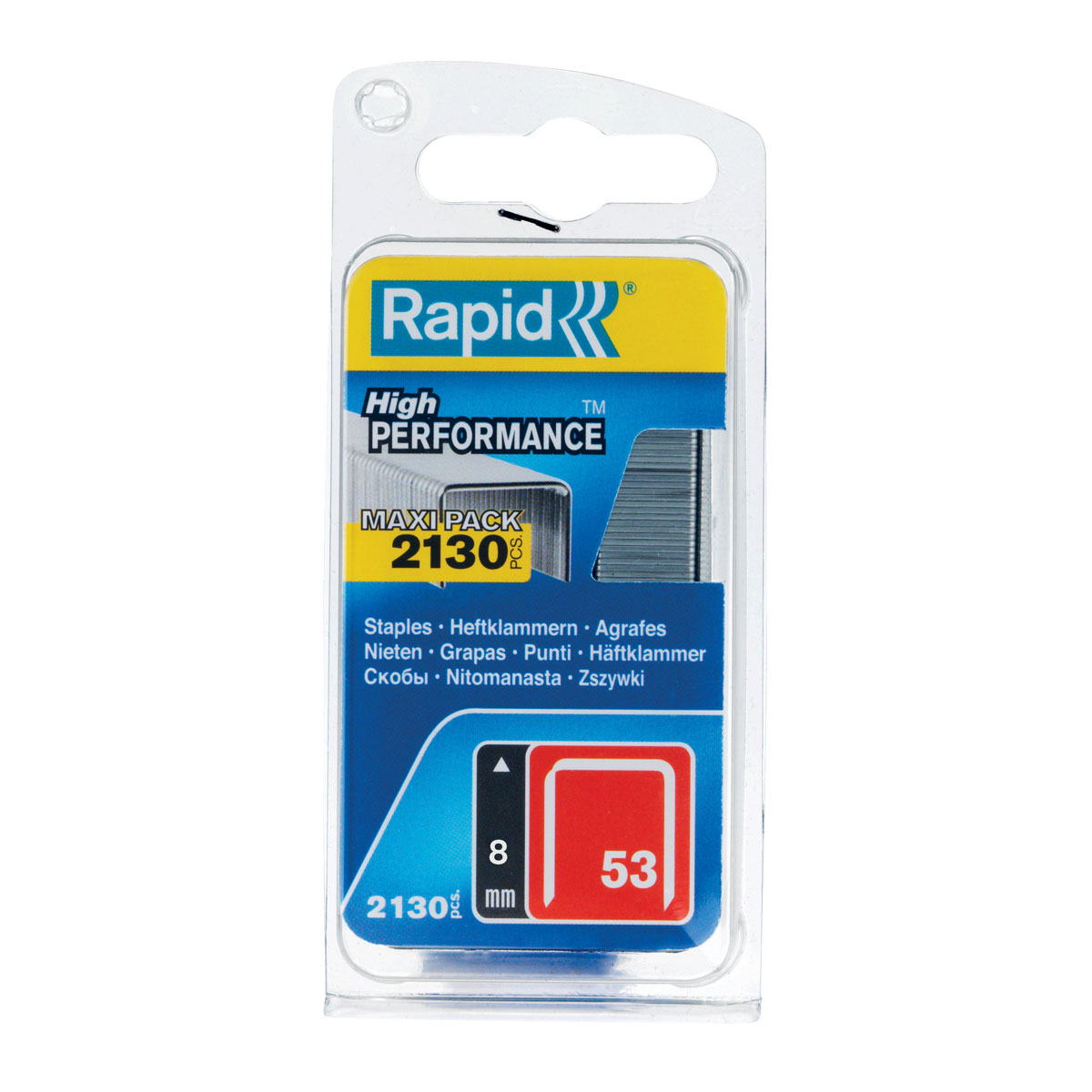 Rapid Tackerklammern Typ 53 8 mm 2130 Stück