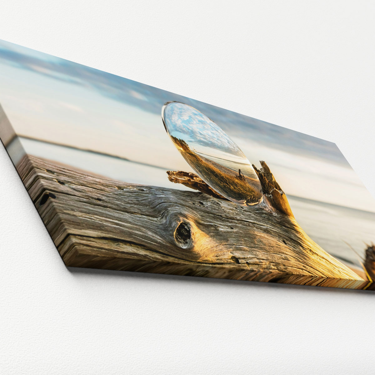 Canvas-Art Glaskugel 30 x 80 cm