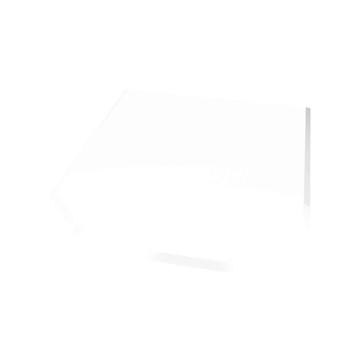 Glasbodenplatte 8mm Sechseck100x120cm Bild 4