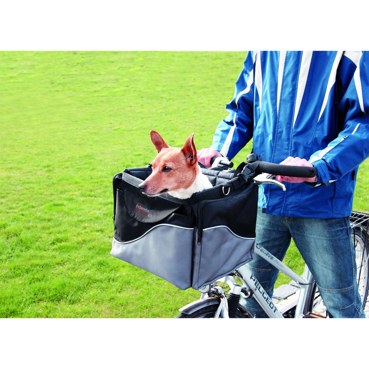 Dog Front-Box Fahrradtasche schw. 41×26×26cm