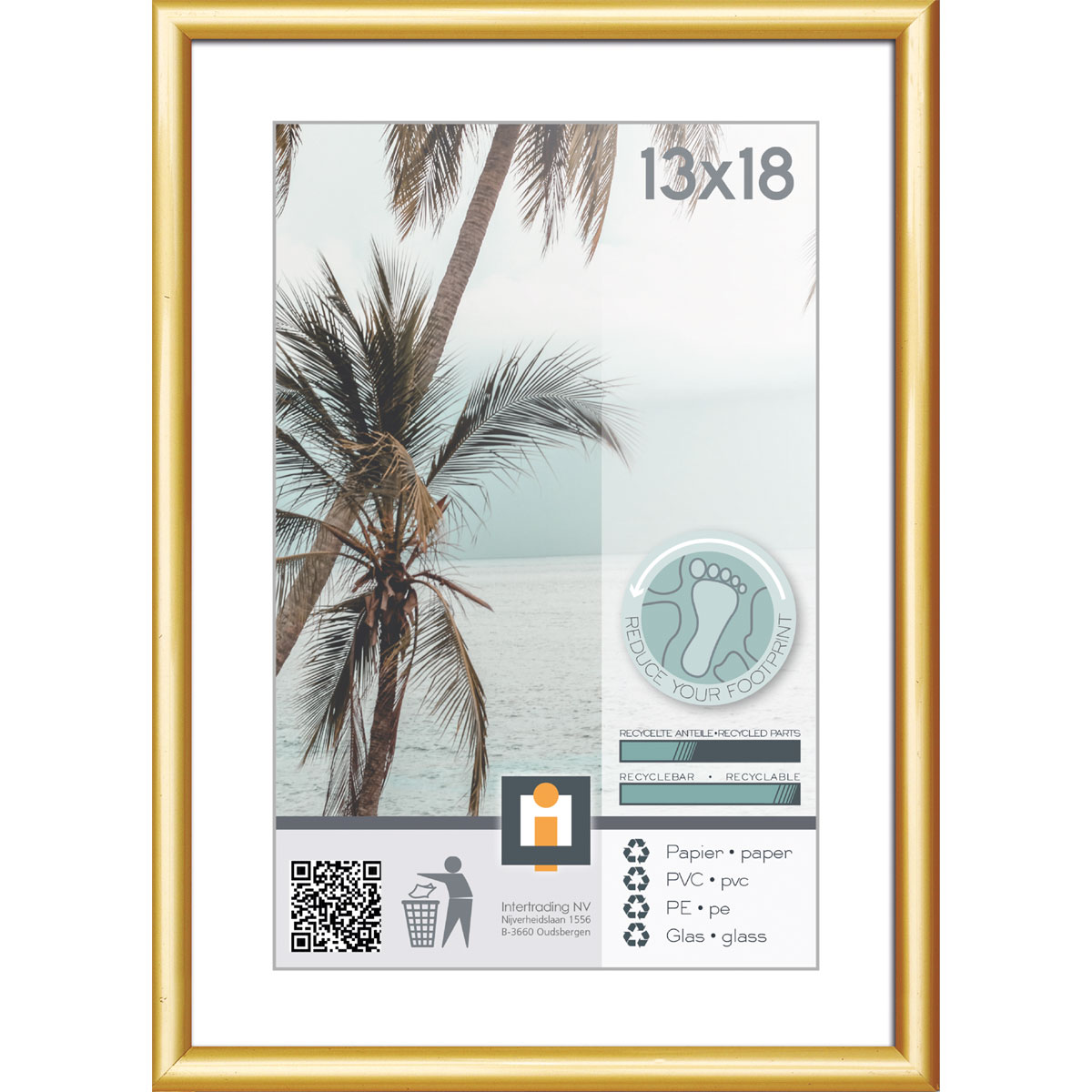 Bilderrahmen Kyoto 13x18 cm gold