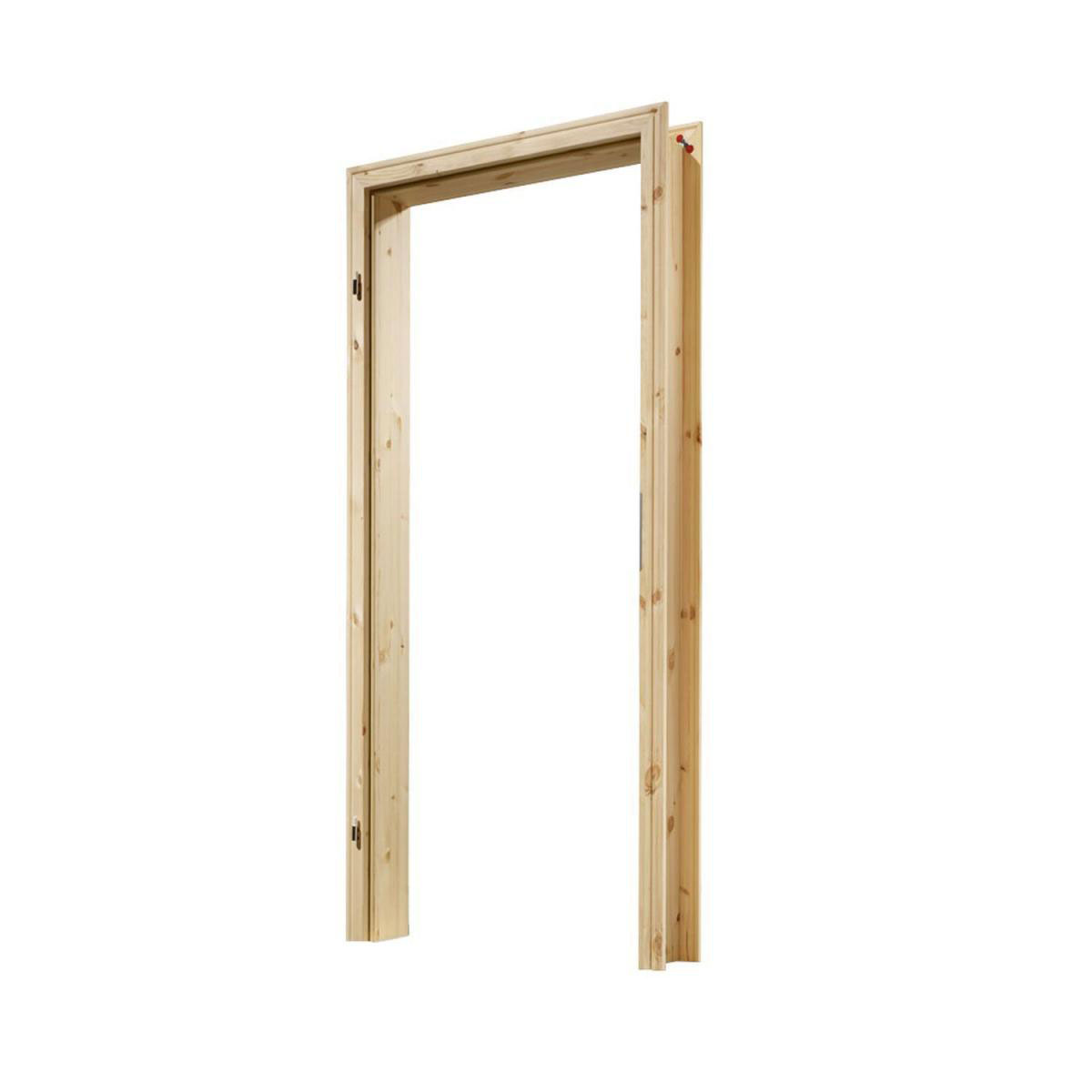 Borne Türzarge komplett Kiefer roh 86 x 198,5 x 10 cm DIN links